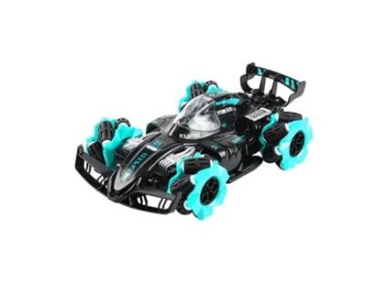 Brinquedo Telecomandado WT-33 Carro de Rotação 360 Graus 4Wd com Controlo de Deriva Por Pulverização Spray Stunt Car-Blue