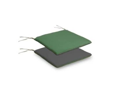 Almofada de Exterior Reversível DUEHOME (42 cm x 3 cm - Verde)