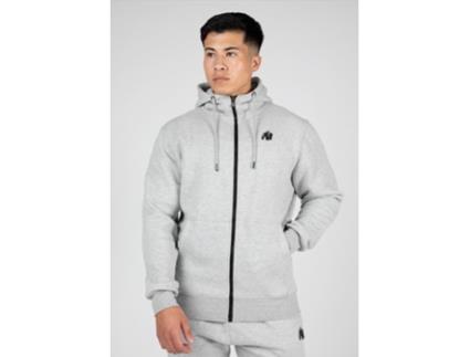 Camisola com Capuz Kennewick Zipped GORILLA WEAR (Cinzento - Xl)