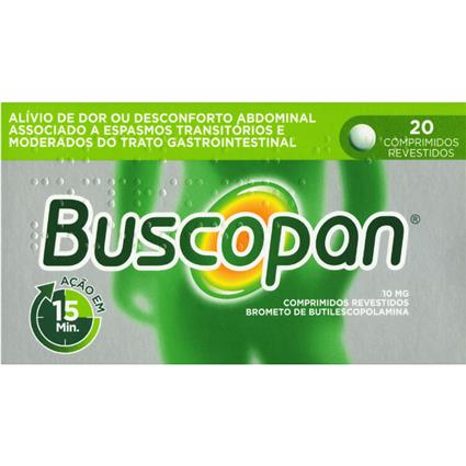 Buscopan Alívio da Dor Abdominal 20 comprimidos