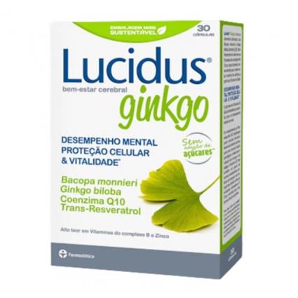 Lucidus Ginkgo 30 Cápsulas