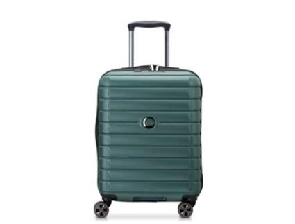 Mala de cabine DELSEY 4 rodas duplas Unissexo (55 cm - Verde)