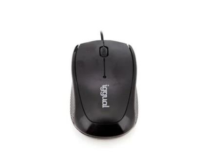 Rato óptico COM-BASIC-800DPI Preto