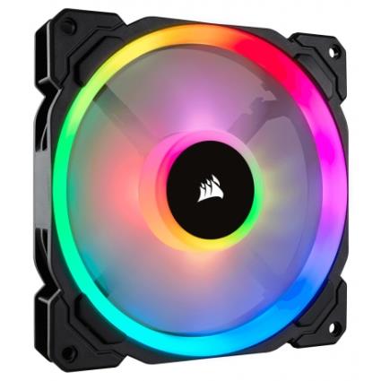 VENTILADOR CAIXA  LL140 RGB 140MM DUAL LIGHT LOOP RGB LED PWM FAN SINGLE PACK CO-9050073-WW