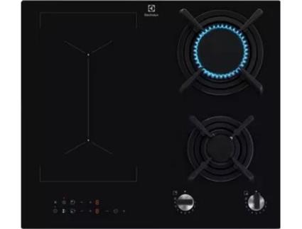 Placa de Indução e Gás ELECTROLUX KDI641723K (Elétrica e Gás Natural - 59 cm - Preto)