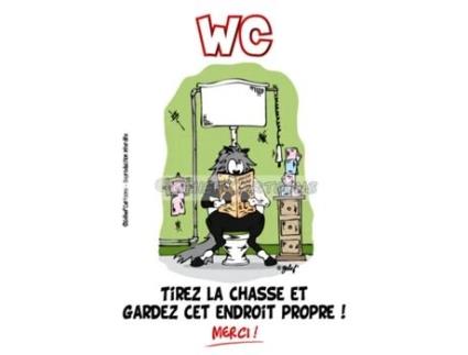 Placa de sanita humorística FR8MAN