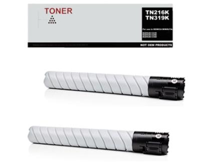 Pack 2 Toner Compatível com Konica Minolta A11G151 / A11G150 Tn216K / Tn319K