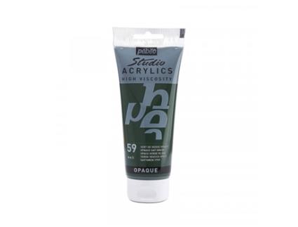 Tinta Acrílica PÉBÉO Opaca Verde Escuro 100 Ml Pébéo