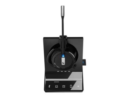 Auscultadores sem fios com estação de base para telemóvel e PC EPOS Sennheiser Impact Sdw 5016 DECT BTD 800 BT EU