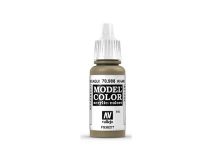 Tinta Acrílica Mate 17 Ml ACRYLICOS VALLEJO 988 Castanho Caqui Fs30277