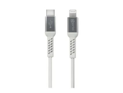 PRIO Cabo Charge & Sync Usb C para Lightning Certificado Mfi 1.2 M Branco