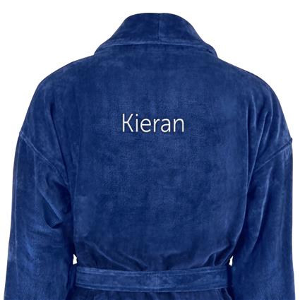 Roupão personalizado - Homem - Azul - S/M