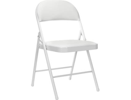 Cadeira de Jardim GH91 GARDEN HOUSE GARAGE 91 Dobrável (Branco - Espuma, Resina e Aço - 47x45x78 cm)