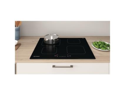 Placa de Indução INDESIT Is 83Q60 Ne Hobs (Elétrico - 59 Cm - Preto)