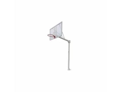 Conjunto de 2 aros de basquetebol de tubo simples com base de âncora - sem pranchas ou aros SOFTEE EQUIPMENT Deluxe