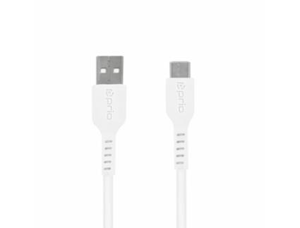 PRIO Carregue e Sincronize Micro Usb para Usb Cabo a 1.2M Branco