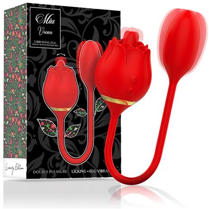 MIA - VIENA DOUBLE PLEASURE LICKING + EGG VIBRATOR