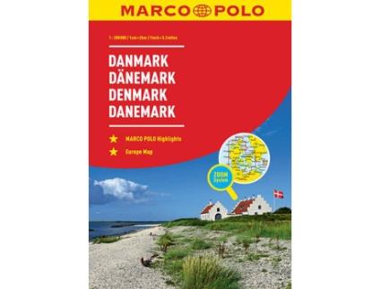 Livro denmark marco polo road atlas de marco polo (inglês)