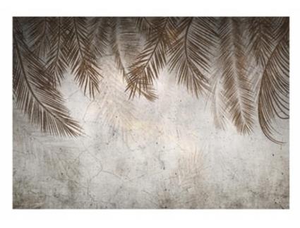 Papel de Parede WALLARENA Folhas de Palmeira Penas (Multicolor - 416x254 cm)
