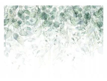Papel de Parede WALLARENA Folhas Verdes para Quartos (Multicolor - 416x254 cm)