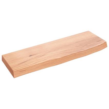 Prateleira de Parede 60x20x4 cm Carvalho Tratado Castanho-claro