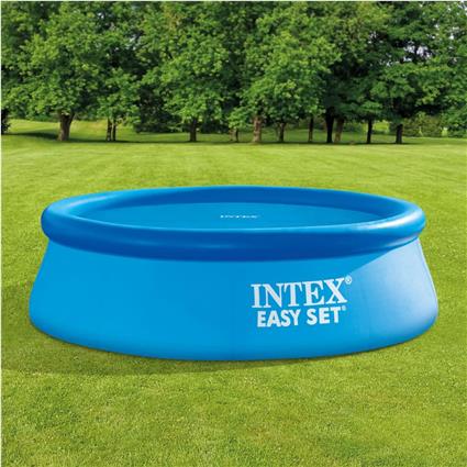 INTEX Cobertura para piscina solar 206 cm polietileno azul