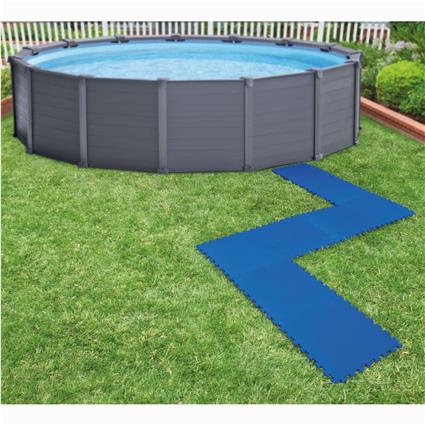 INTEX Protetores para piso de piscina 8 pcs 50x50 cm azul