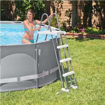 INTEX Escada de segurança para piscina 4 degraus 122 cm