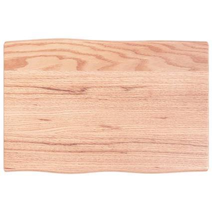 vidaXL Tampo de secretária 60x40x2 cm carvalho tratado castanho-claro
