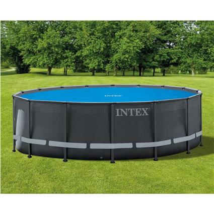 INTEX Cobertura para piscina solar 470 cm polietileno azul