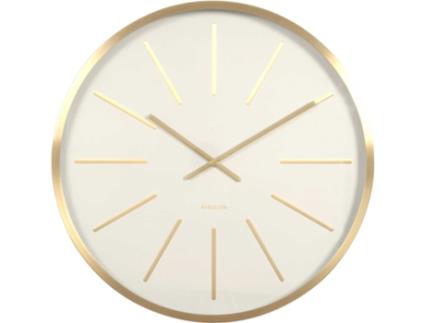 Relógio de parede em latão Karlsson Maxiemus