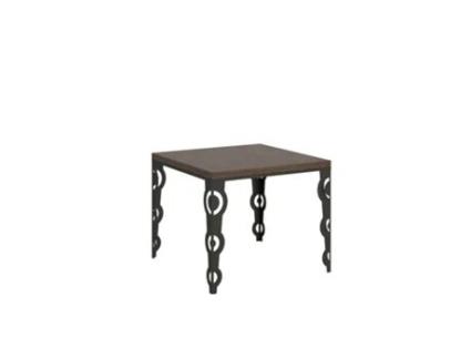 Mesa de Refeição ITAMOBY Karamay Libra (90x90/180 - Painéis em Melamina - Nogueira)