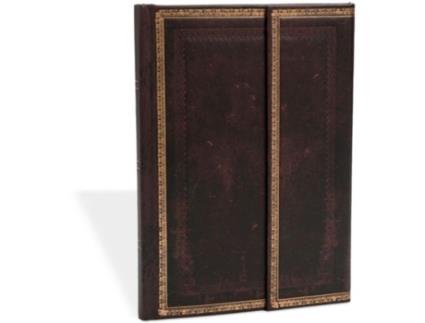 Livro old lthr, black moroc, midi, lin de paperblanks (inglês)