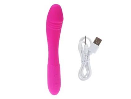 Vibrador à prova d'água de silicone de 10 modos para mulheres (rosa) OEMG
