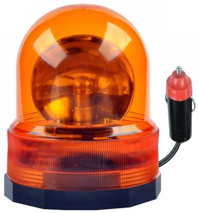 Luz de Emergência Magnética 24V Laranja - 