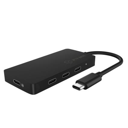 Hub USB C - 4x USB C (Preto) - 