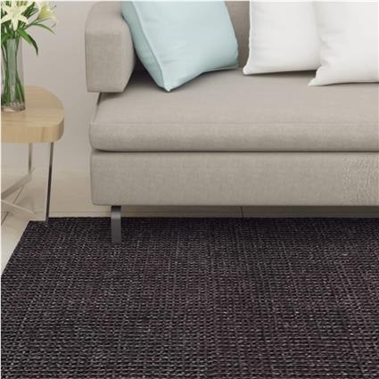 vidaXL Tapete de sisal para poste arranhador 80x250 cm preto