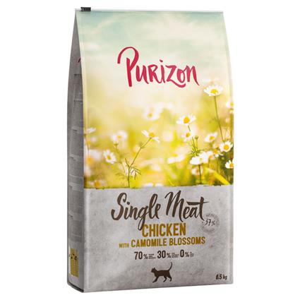 Purizon Single Meat 2 x 6,5 kg para gatos - Pack económico - Frango com flor de camomila