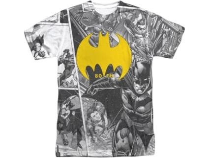 T-Shirt de Homem SUPERHEROMARVEL Anniversary Collage Batman Algodão (2XL)