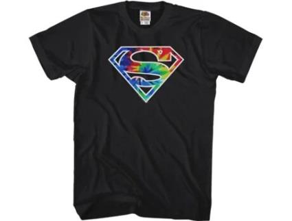 T-Shirt de Homem SUPERHEROMARVEL Tie Dyed Logo Algodão (XL)