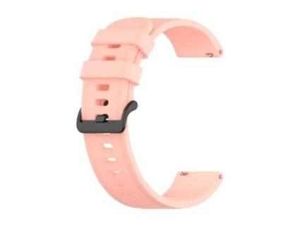 Bracelete Silicone com Fivela para Xiaomi Watch S1 Pro Rosa