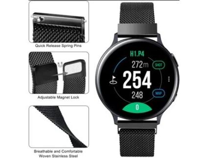 Bracelete Milanese com Fecho Magnético para Xiaomi Watch S2 42Mm Ouro