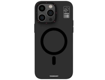 Capa com Magsafe Premium Youngkit para iPhone 14 Pro Preto LUSOSMART
