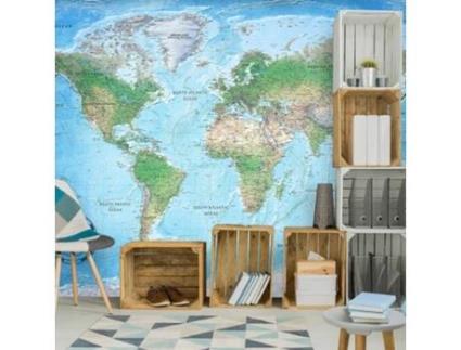 Papel de Parede ARTGEIST World Map: Traditional Cartography (147x105)