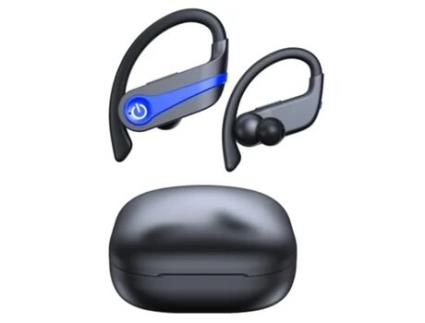 Auriculares Bluetooth True Wireless Sem Fio Desportivos Sem Fio 5.1 Ip7 À Prova D'Água para Esportes de Ginástica