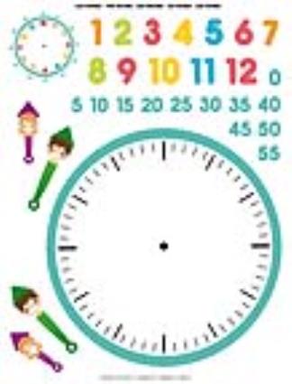 Etiquetas Autocolantes Horas Removíveis 12f