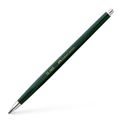 FABER-CASTELL Lapiseira TK 9400, Mina de 2 mm, Corpo Verde