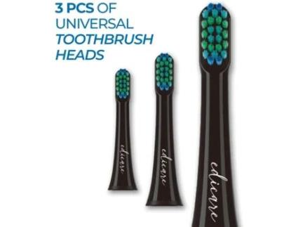 Limpeza de Dentes Elétricos 3 Cabeças de Reposição