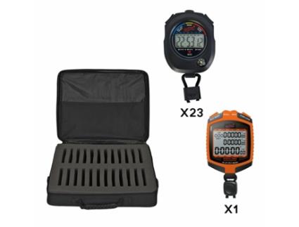 Conjunto de 23 cronómetros sco + 1 cronómetro c300 + caixa macia DIGI SPORT INSTRUMENTS TU