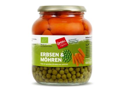 Ervilhas E Cenouras Green Bio 660g (425g)